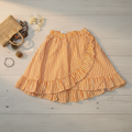 Striped Ruffle Skirt