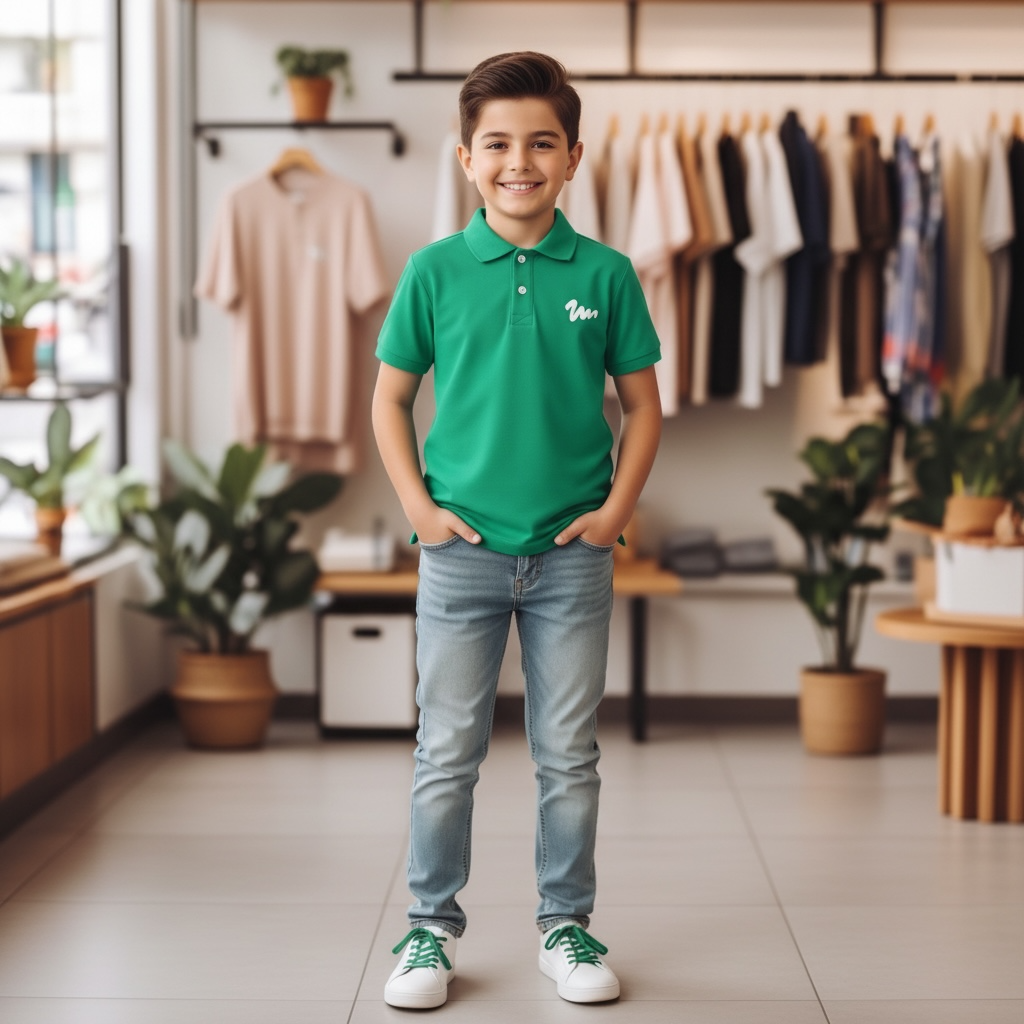Signature Polo — Green