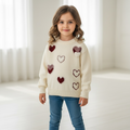 Pearl Heart Knit Sweater