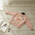 Padded Heart Knit Sweater